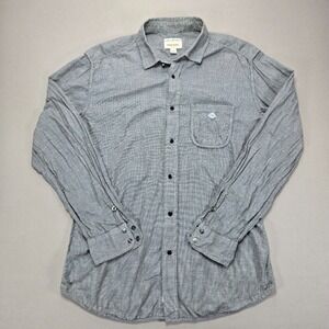 Diesel Button Down Shirt Long Sleeve Casual Dress Shirt Mens Medium